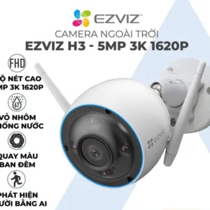 Camera wifi Ezviz CS-H3 3K 5MP vẫy tay gọi điện, đàm thoại 2 chiều