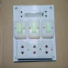 Taplo điện gồm 03 công tắc + 01 cầu chì + 01 ổ cắm điện