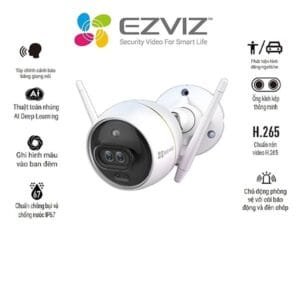 Camera Wifi Ezviz C3X 2mp tích hợp AI, báo động