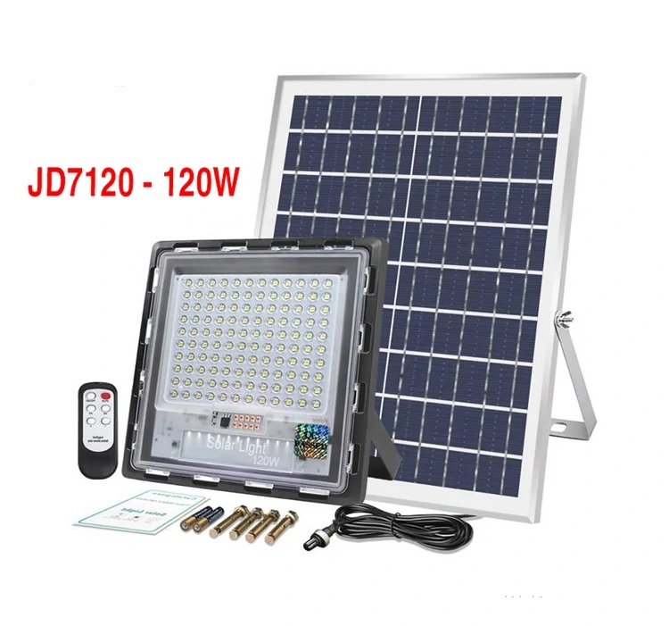 Đèn pha led năng lượng mặt trời JINDIAN JD-7120 (120W)